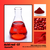 RED SUN DYE CHEM Rouge Acide 2G (CAS 3734-67-6) Colorant Acide Pureté 99,99% pour Applications Textiles, Cuir et Papier Gujarat Inde