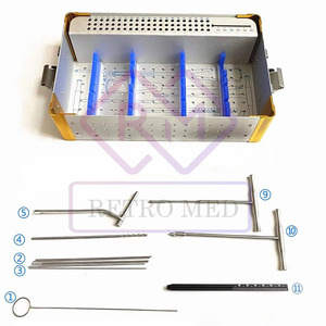 Cannulated Screw Instrument Kit Pin <b>Guide</b> <b>Drill</b> 4.5mm 6.5mm 7.3mm Manual MOL for Trauma Surgery Orthopedic MEDICAB Instruments - Product Image 4