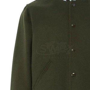 Veste d'hiver de style universitaire ajustée de qualité supérieure avec logo personnalisé, vêtements de mode, manches longues, veste d'hiver de style universitaire ajustée - Product Image 5