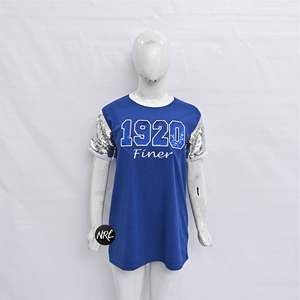 Camiseta azul informal para verano, manga corta, transpirable, venta al por mayor, fabricante de alta calidad, camisetas elegantes de diseño de fiesta a la moda - Product Image 1