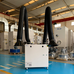 Collecteur de poussière de soudage mobile économique à double moteur et double bras / <span class=keywords><strong>extracteur</strong></span> de fumée de soudage - Product Image 4