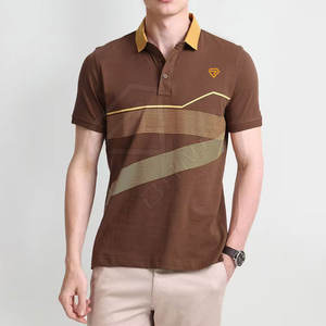 Logo personnalisé Dernier design Qualité supérieure Offres Spéciales Polos de bonne qualité fabriqués en usine pour hommes - Product Image 1