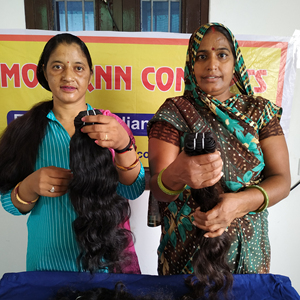 Vente en gros d'extensions de cheveux humains indiens vierges 100% bruts faisceau Bodywave de 8 à 32 pouces style vague profonde lâche à super prix - Product Image 2