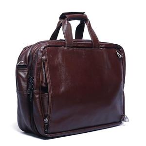 กระเป๋าหนังสำนักงานหรูหราวินเทจหนังแท้ขนาดใหญ่สไตล์เหนือกาลเวลาและฟังก์ชั่นสำหรับมืออาชีพไม่ว่าง - Product Image 5