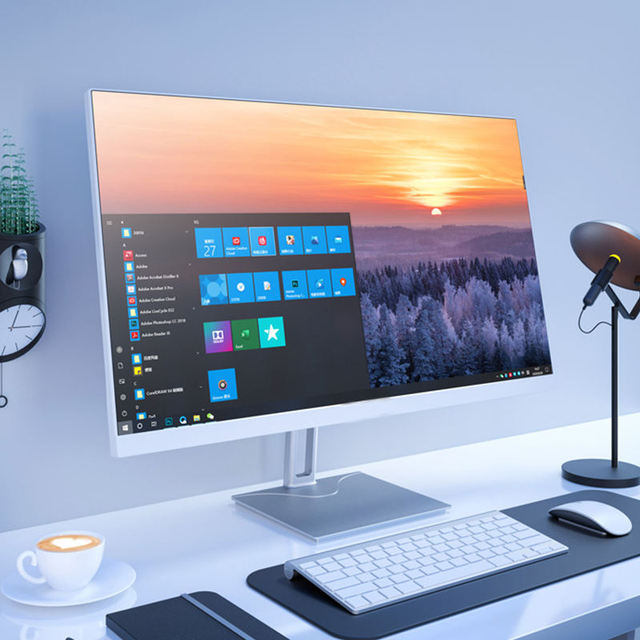 23.8 Inch All-in-One Desktop Gaming PC Core I3 I5 I7 I9 DDR4 RAM SSD Hard Drive LCD Display Full Set-Up
