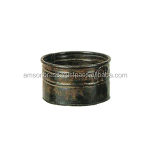 Ensemble de 3 Pots de fleurs en fer galvanisé, jardinière ronde en métal pour la maison et le jardin - Product Image 6