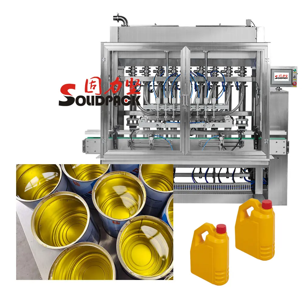 Solidpack automatic engine lube auto oil filling machine