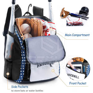 Sacs de baseball imperméables à bas prix Sacs de baseball pour adultes de dernière conception Sacs de baseball en gros - Product Image 2
