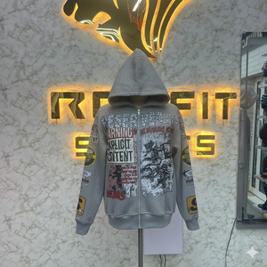 Nueva Llegada, Mejor Precio, Sudadera con Cremallera Más Vendida, 100% Algodón, Sudadera de Invierno con Estampado Digital para Hombre - Product Image 1
