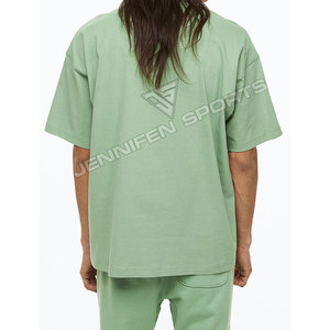 Camiseta de Verano para Hombre, Manga Corta, Lisa, Corte Regular, Ligera, Cuello Holgado, Moderna, de Algodón, Secado Rápido y Transpirable, Venta al Por Mayor - Product Image 4