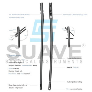 SUAVE SURGICAL INSTRUMENTS Juego de instrumentos de extracción de humerales clavos intramedulares de acero inoxidable - Product Image 5