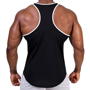 Camiseta Deportiva de Yoga de Diseño Resistente, 100% Algodón, 180 g/m², Precio Bajo, Logotipo Personalizado, Chaleco Deportivo Liso, OEM - Product Image 3