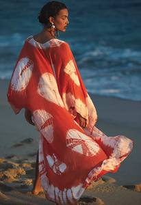 100% Rayon Vibrant Hand Made Tie-Dye Long <b>Kimono</b> for <b>Women</b> Summer Dress Perfect for Beach Wear and Resort Wear Cover up - Product Image 6