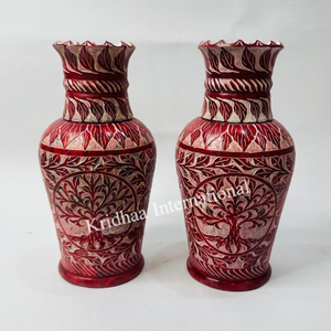 Florero de mármol natural 100% hecho a mano, tamaño personalizado, jarrón de piedra de alta calidad para decoración del hogar, regalo de mesa, la última maceta de mármol - Product Image 1