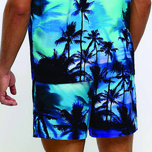 ชุดชายหาดและกางเกงขาสั้นฮาวายสำหรับผู้ชายชุดชายหาดทำจากผ้าระบายอากาศได้ดี - Product Image 6