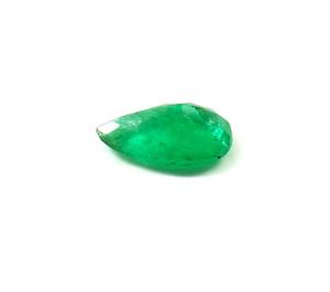 Gemas Grandes, Esmeralda Natural, Corte Pera, Gema Verde (5.50 X 3 mm), Certificada por Terceros para la Fabricación de Joyas - Product Image 4