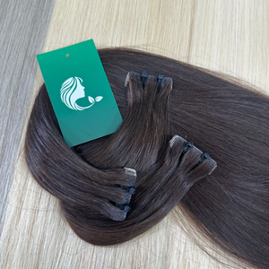 Cinta en cabello Natural liso con muchos colores Cabello humano virgen Precio al por mayor Longitud de 8-32 pulgadas - Product Image 4