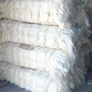 Vente entière 100% fibre de sisal de qualité/matériau en fibre de sisal brut prêt