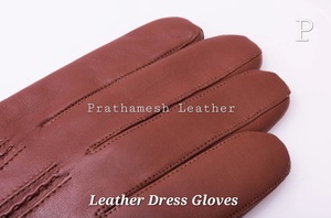 Guantes de cuero asequibles Guantes de vestir de estilo cómodo de calidad superior para hombres Guantes de conducción al aire libre perfectos para usos diarios - Product Image 3