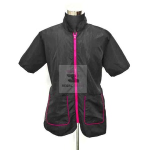 Uniforme de toilettage pour animaux de compagnie Veste à manches courtes Vestes de toilettage professionnelles - Product Image 5