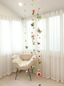 ชุดแขวนพวงมาลัยแบบกำหนดเองแขวนดอกไม้แบบติดเพดานงานประดิษฐ์ทำมือฉากหลังแขวนดอกไม้แบบลอยน้ำได้ตกแต่งผนังพวงมาลัยดอกไม้ - Product Image 3