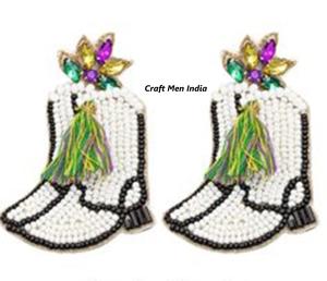 New Geometric Cute Christian Imitation Pearl <b>Stud</b> <b>Earrings</b> Women's Gift - Product Image 3