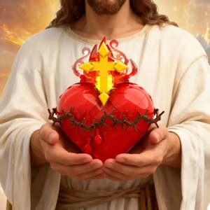 <b>For</b> <b>Lego</b> MOC Sacred Heart Jesus Plastic Easter MOC <b>for</b> Religious Themed <b>for</b> <b>Lego</b> Creations - Product Image 2