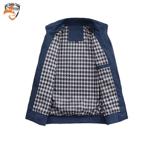 Blouson aviateur en cuir de mouton de sport de qualité supérieure pour hommes avec logo personnalisé longue tenue de rue matelassée et respirante - Product Image 3