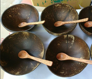 Vente chaude 2025 écologique | Bol de noix de coco gravé sur mesure-Vaisselle artisanale naturelle écologique - Product Image 4