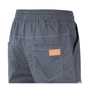 Short Cargo Homme Décontracté Motif Solide Sergé Coton Cordon de Serrage Classique Stretch 6 Poches Broderie Mi Vente en Gros Chaud - Product Image 5