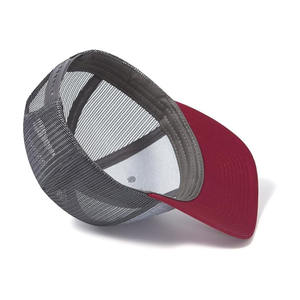 หมวกเบสบอลคลาสสิกสไตล์สตรีทแวร์หมวกสองสีหมวก & หมวกแก๊ปหมวกคนขับรถบรรทุกหมวกเบสบอลโลโก้ที่กำหนดเองวินเทจทรูเกอร์ - Product Image 4