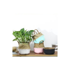 Seagrass Eco-Friendly Multifunction Storage <b>Basket</b> Good Quality Handmade <b>Plant</b> Basin Cover Handicraft Custom Designs Vietnam - Product Image 2