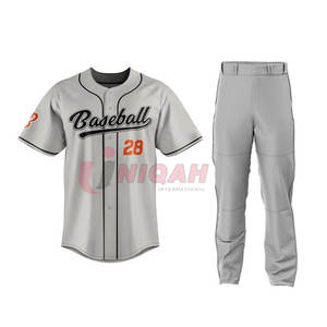 เครื่องแบบเล่นเบสบอลของผู้ชายชุดเล่นซอฟต์บอลพิมพ์ลายซับลิเมชันพลัสไซส์งาน OEM ออกแบบได้เองฤดูร้อน - Product Image 5