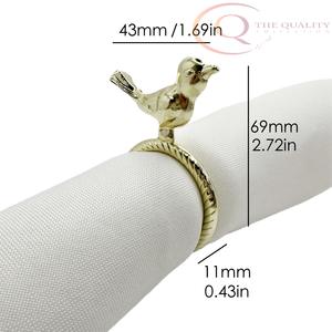 Anneaux de serviette décoratifs en métal de qualité supérieure pour table à manger, en stock, adaptés aux mariages, aux fêtes, aux dîners festifs - Product Image 2