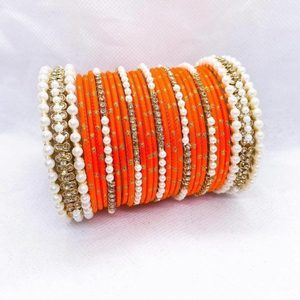 Tailles personnalisées personnalisé marque AA IMPEX velours verre bracelets indien Churiya nouvelles tendances de la mode Vintage mariage à la main - Product Image 4