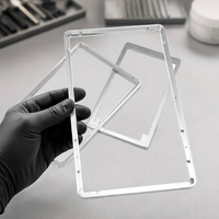 Marco de Aluminio Mecanizado por CNC para Monitor LCD con Anodizado Duro, Soportes de Exhibición Publicitaria, Señalización Digital
