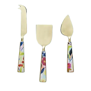 Vaisselle 4 pièces en acier inoxydable Mini coupe-fromage trancheuse ensemble de couteaux avec manche en bois utilisé pour la Table du petit déjeuner - Product Image 6