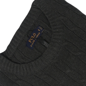 2025 estilo clásico Premium Ralph Men's Old Money Classic Cable Knit 100% suéter de algodón para invierno y otoño logotipo personalizado - Product Image 2