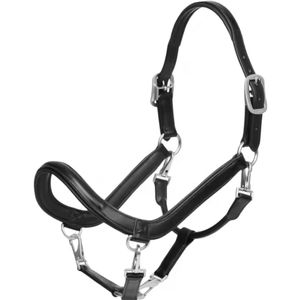 Licou en cuir de qualité supérieure en cuir véritable pour cheval et licou de cheval rembourré en nylon au meilleur prix - Product Image 2