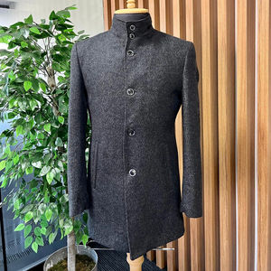 Manteau d'hiver de qualité turque professionnelle veste d'élite de luxe pour hommes élégants nouvelle mode italienne en gros manteau de laine bon marché - Product Image 1