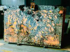 Caravelas Gold Luxury Polished Stone <b>Big</b> Slab for Modern Apartment Applications - Product Image 5