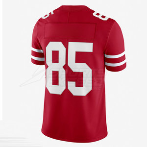 Camiseta de Fútbol Americano para Hombre, Manga Corta, Talla Grande, Color Personalizado, Logotipo Personalizado, Impresión por Sublimación, 100% Poliéster, Transpirable, de Secado Rápido - Product Image 2
