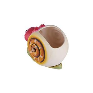Maceta de Caracol de terracota de diseño único para planta de dinero interior con acabado artificial diámetro superior 3 pulgadas de ancho 4,8 pulgadas - Product Image 4