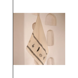 Toalla de Playa Pestemal de Muselina 100% Algodón, Secado Rápido, 100x200cm, Ligera, con Diseño de Hojas, para Deportes - Product Image 2