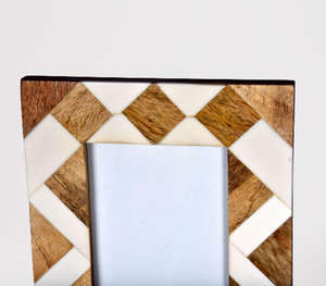 กรอบรูปฝังกระดูกทำจากไม้งานฝีมือสไตล์โมเดิร์นสำหรับตกแต่งบ้านสำนักงาน - Product Image 5