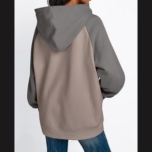 Sweat-shirt pour femme en coton 100% de haute qualité, imprimé par transfert thermique personnalisé, pour l'automne - Product Image 6