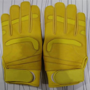 ถุงมือตีเบสบอลและซอฟต์บอลหนังคุณภาพพรีเมียม ดีไซน์ข้อมือยาวสำหรับผู้ใหญ่ - Product Image 5