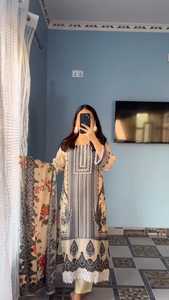 <strong>Brightly</strong> Colored Ethnic Kurti with Comfortable Fit and Easy Care <strong>Fabric</strong> with Bold Patterns for Beach and Casual Outings - Product Image 6