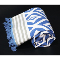 Eco-Friendly Woven Cotton Quick-Dry Printed Fouta Towel-Modern Luxury Design Customizable Free Sample Wholesale India All-Season