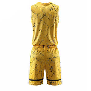 Ropa deportiva de entrenamiento para hombre, conjunto de camisetas, buena venta, uniforme de baloncesto liso sin mangas, ropa de baloncesto Premium - Product Image 3